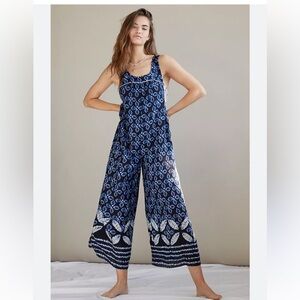 Anthropologie Bristol Wide Leg Jumpsuit